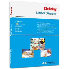 Oddy ST-4A4100 Self Stick Label Sheet A4