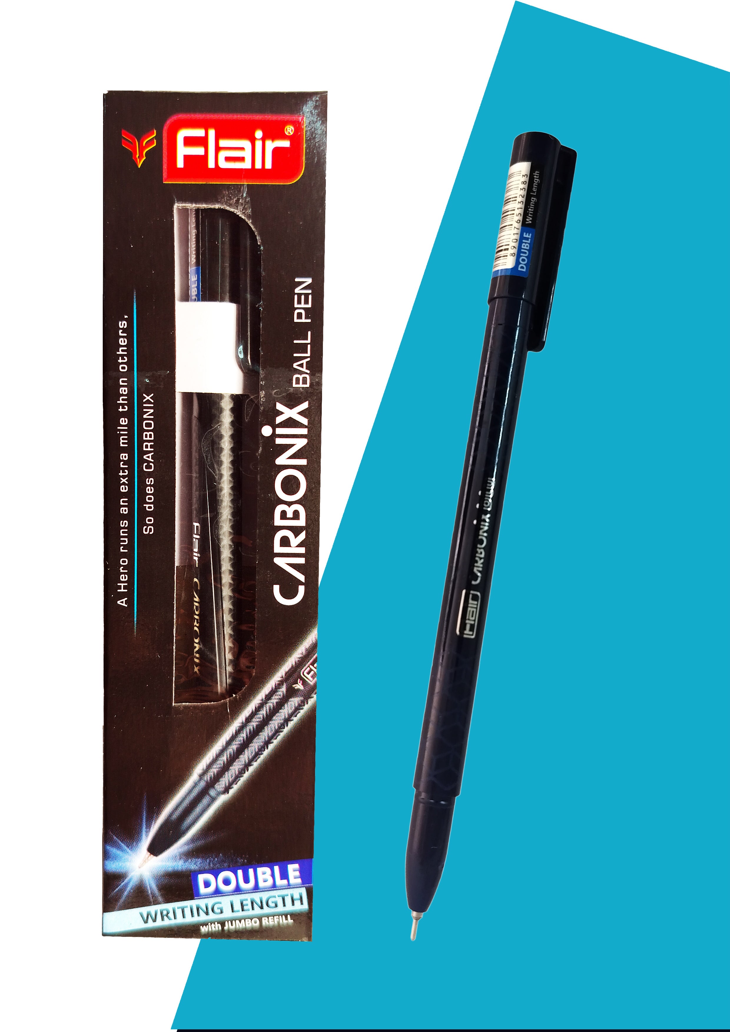 Flair Carbonix Ball Pen Black | Pack of 10pcs
