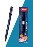Flair Carbonix Blu Ball Pen Blue | Pack of 10pcs