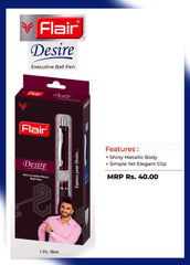 Flair Desire Executive Ball Pen | Pack of 1 pc Box