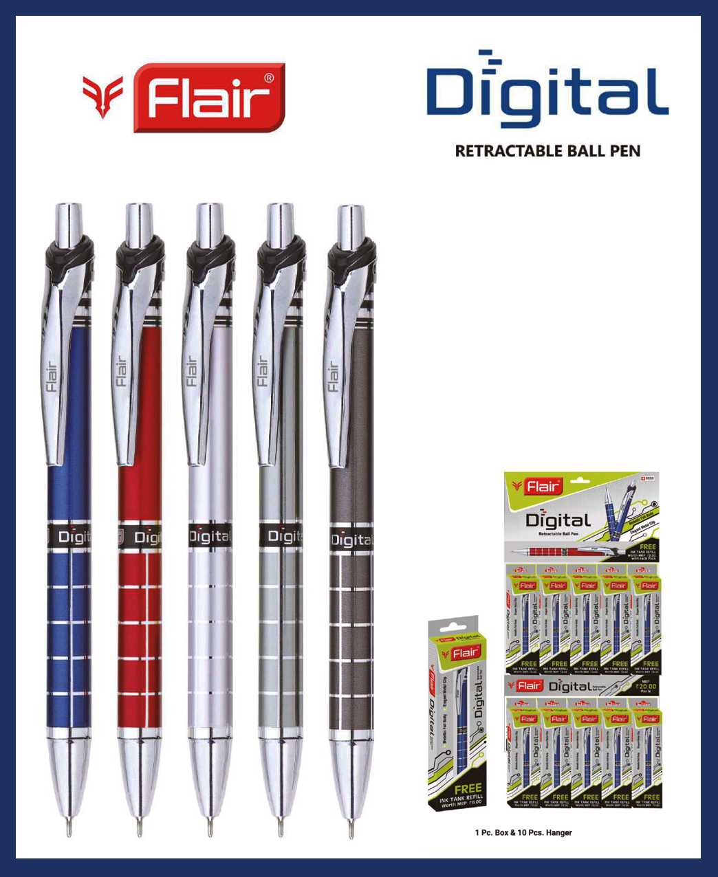 Flair Digital Ball Pen Blue
