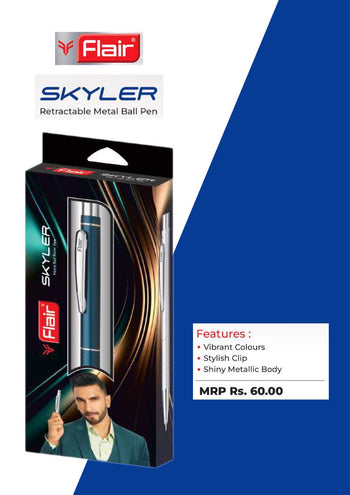 Flair Skyler Metal Ball Pen | Pack of 1 pc Box
