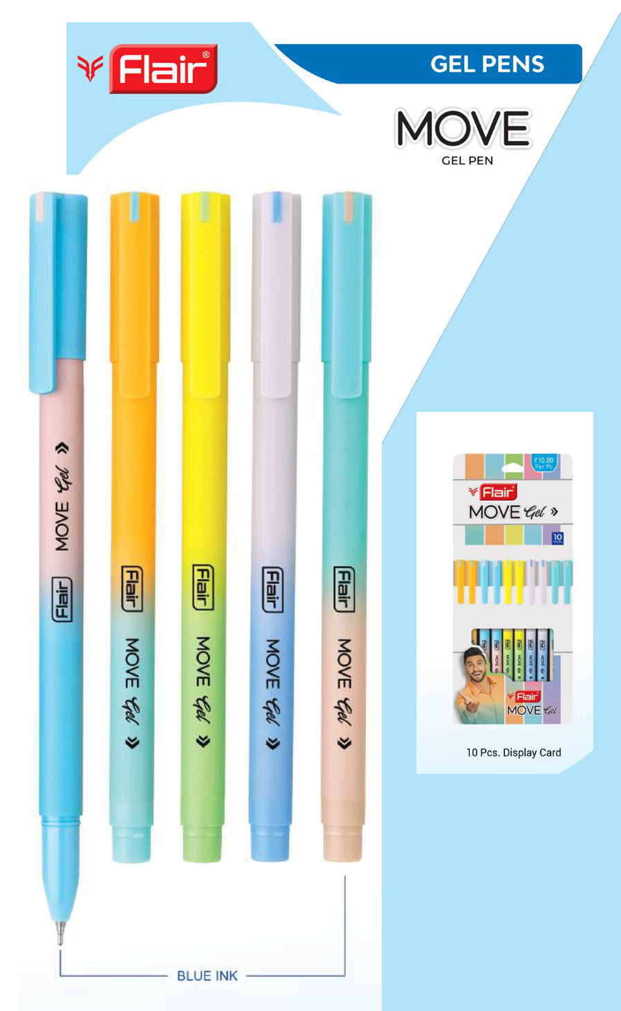 Move Gel Pen | Pack of 10pcs