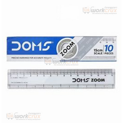 Doms zoom plastic scale 30 cm.