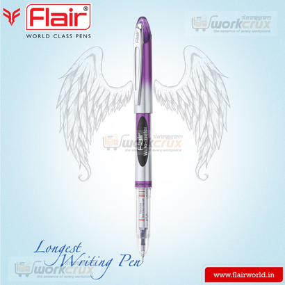 Flair Writometer longest Writing ball pen Blue Single Box Pack