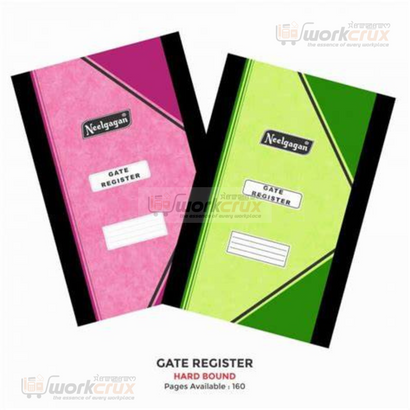 Gate register 144 pages