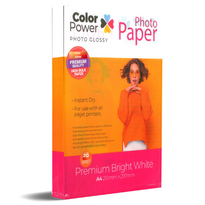 Color power double sided CC 200 GSM A4 20 sheet