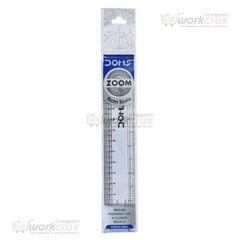 Doms zoom plastic scale 30 cm.