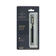 Parker Vector Matt Black