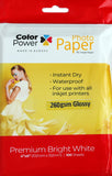 Color power RC paper 260GSM 4x6 100 sheeet