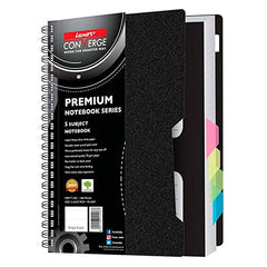 Luxor 5 Subject Premium wiro NB,21.6x27.9cm,300 pages