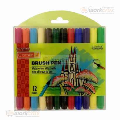 Camlin brushpen 12 shades