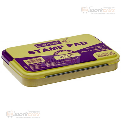 Camlin stamp pad no.3,iron case