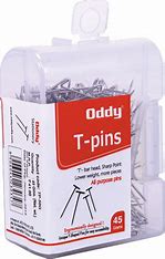 Oddy Nickel platted T-pins