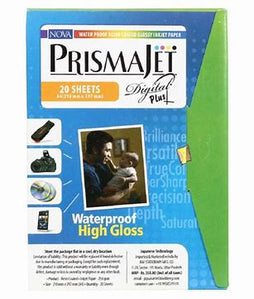 Nova digital prismajet 260gsm RC paper A4 20 sheet box pack