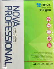 Nova Professional A4 coated paper 130gsm 50 sheet